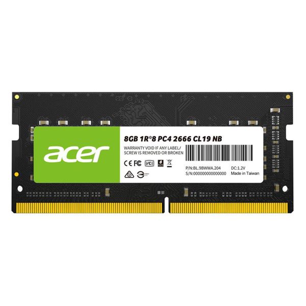 Acer SD100 8GB DDR4 3200MHz Laptop Memory - High-Speed Performance RAM