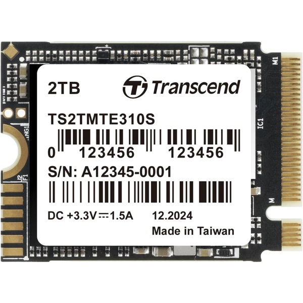 Transcend 2TB MTE310S M.2 2230 NVMe SSD - Internal Solid State Drive