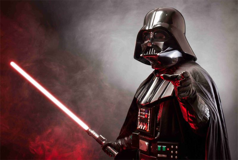 Laptop Skin Darth Vader Smokey Background