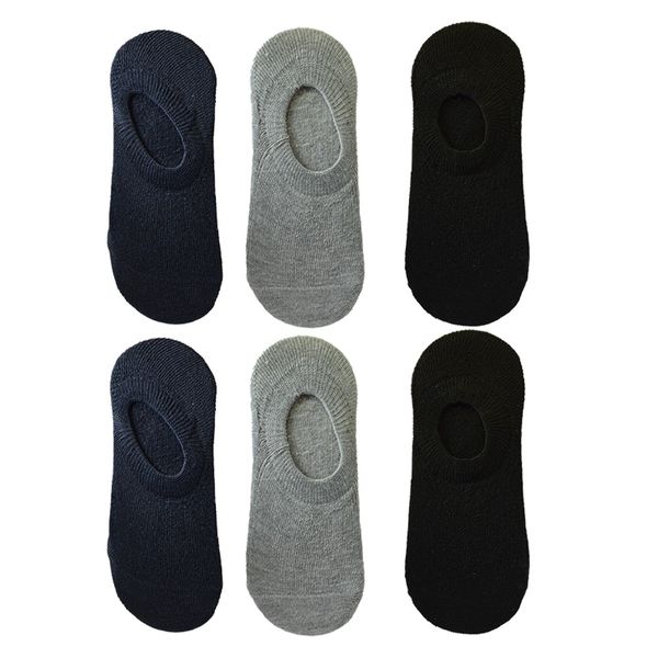 Black Color Oriented Low Cut Comfortable Ankle Socks-3 Pairs