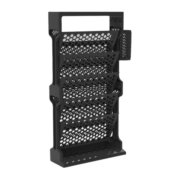 Mesh Stationery Organising Trolley Rolling Office File Documents Organizer