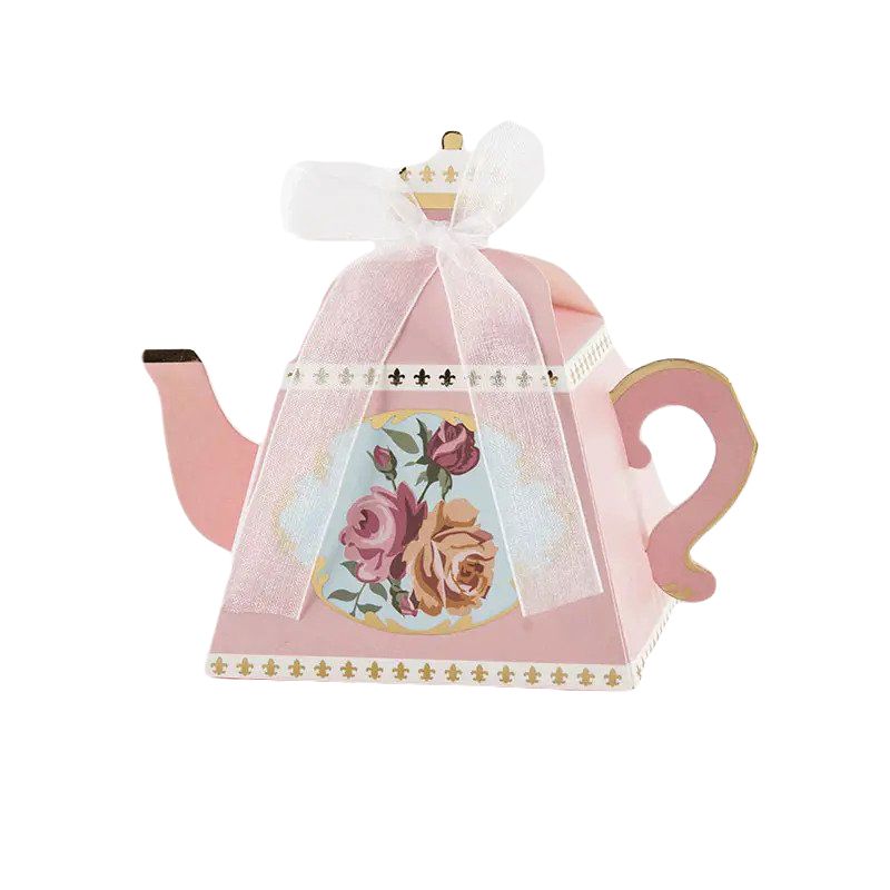 Small Party Favor Boxes - Tea Pot Tea Party Theme - 10 Boxes | Shop ...