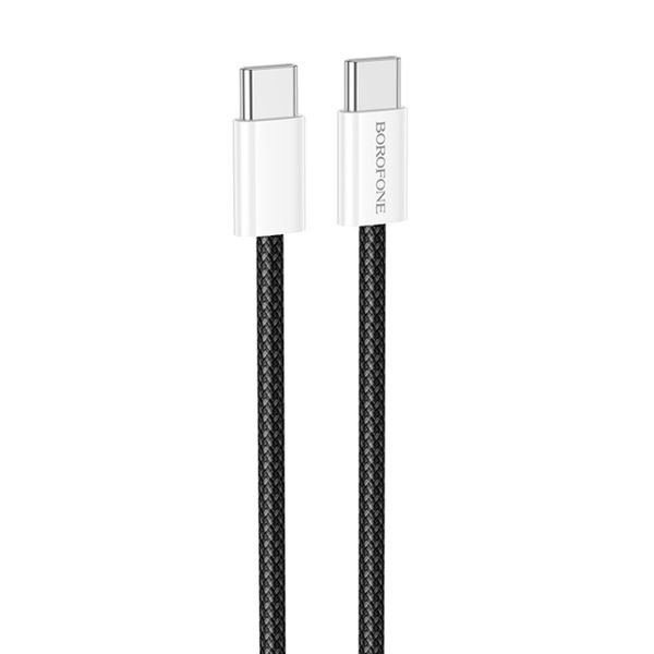 Borofone Bx103 Original USB-C To USB-C Cable On 60W 3A 1 Meter Black
