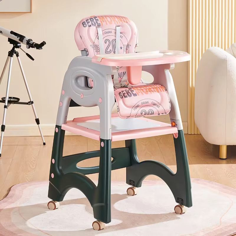 Pink Takealot High Chair 3-in-1 Baby High Chair Convertible Dining