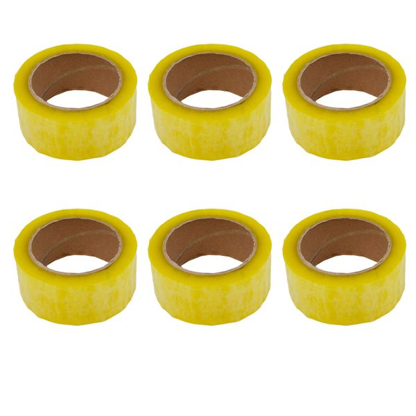 Sellotape yellow Packaging Tape 48 mm x 50m (Pack of 6)
