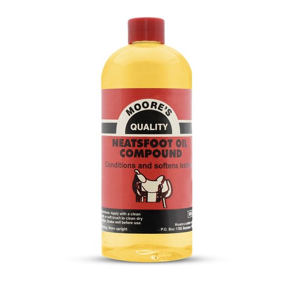 500ml -Moore's Neatsfoot Compound Oil For All Leather Care and Treatment