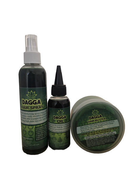 Cannabis Hairfood, Hair Spray and Hair Oil for Extreme Hair Growth