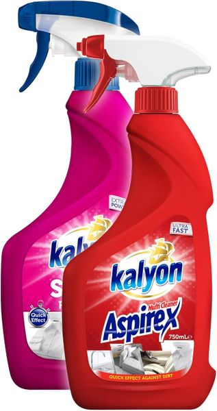 Kalyon 750ml Multi-Cleaner Polish Spray &amp; Stain Remover Spray Value Pack