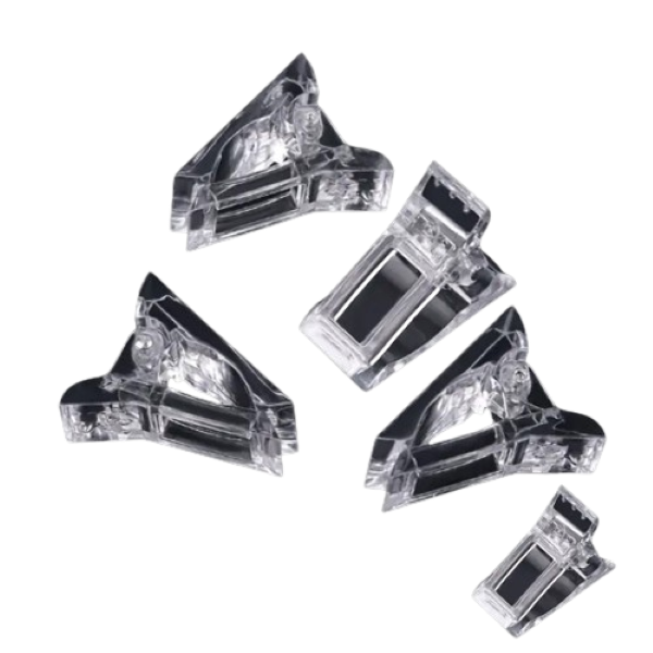 Nail Extension Gel Shaping Fixing Clip- 5Piece