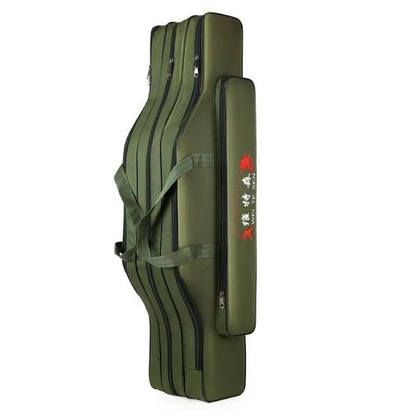 Camping Waterproof Triple Layer Fishing Rod and Gear Bag