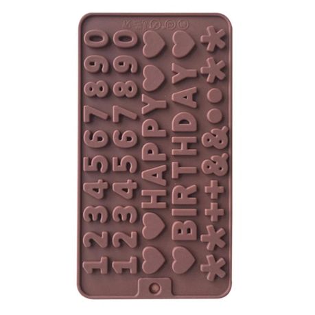 3 Packs Silicone Chocolate Molds, ANIN Heart Shape Non-Stick Kitchen Baking  Pans Ice Cube Trays for Making Cake Candy Gumdrop