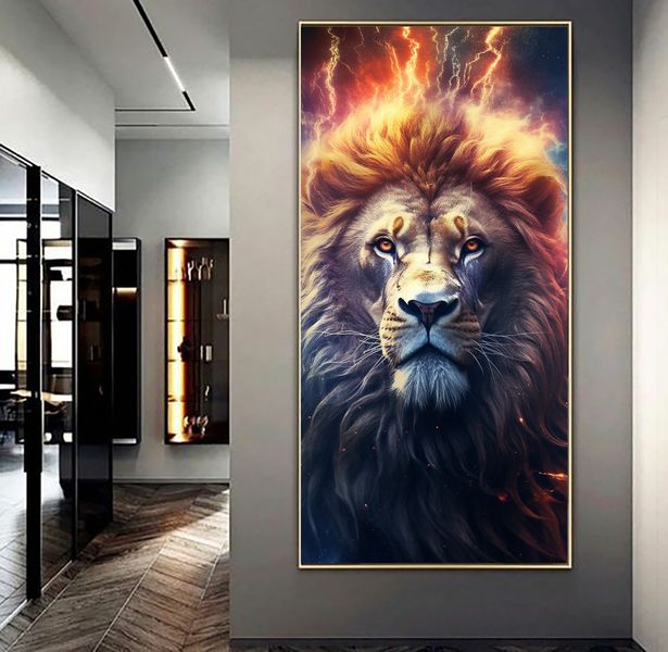 Canvas Wall Decor - Lion of Zion Roar - 0747