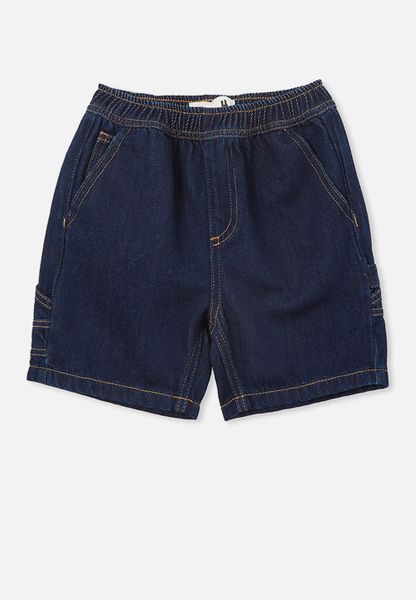 Balloon Fit Worker Short - 90 S Sorrento Dark Blue