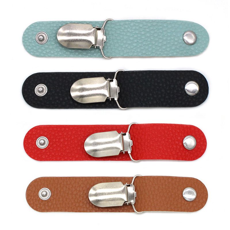 PU Leather Multifunctional Luggage Cap Clip Essential for Outdoor Travel