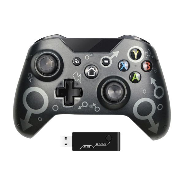 Gaming N-1 Wireless Controller &amp; PC Receiver For Xbox One /PC /PS3 Black
