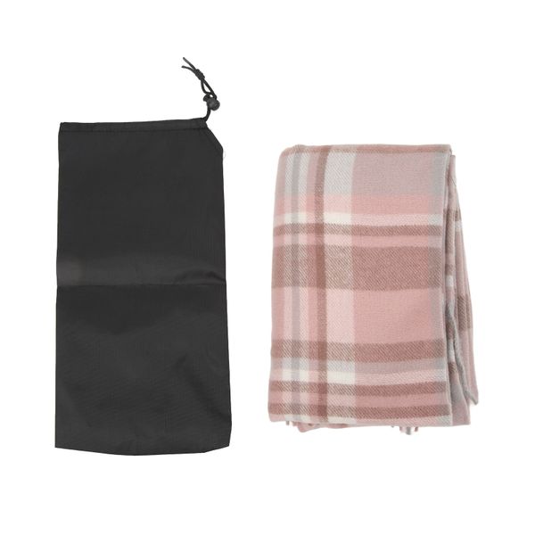 Pink USB Heated Neck Wrap with Zip Pocket