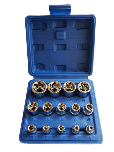 OMS 14 Piece Female E - Torx Socket Set