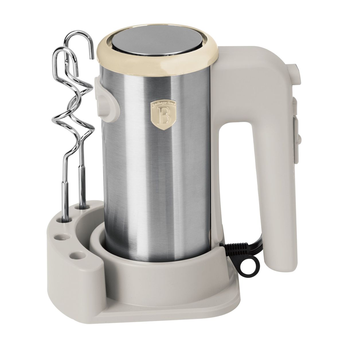 Berlinger Haus 300W Hand Mixer with Stand - Sahara