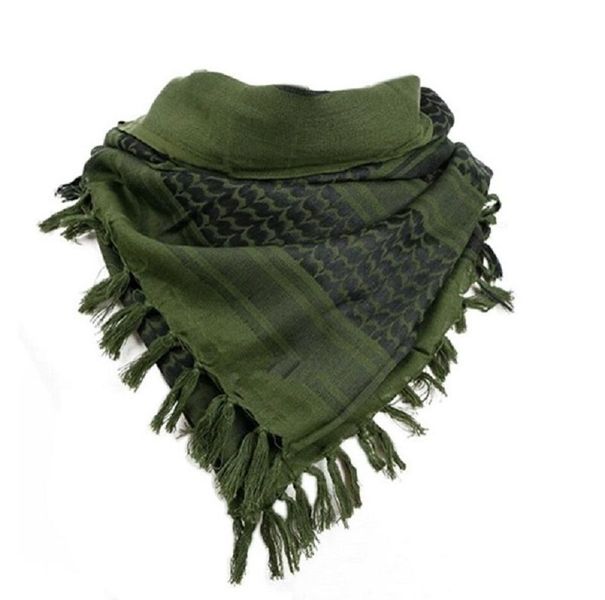 Lightweight Cotton Shemagh Scarf - Green
