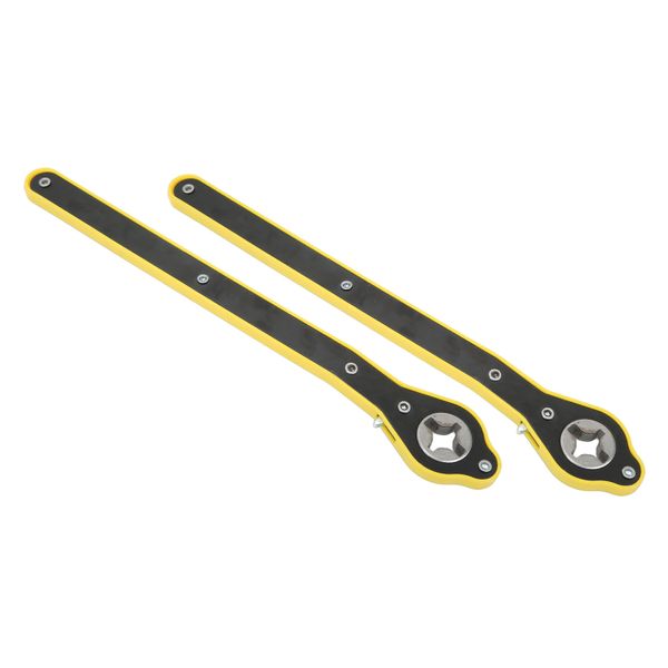Car Jack Ratchet Wrench Pair 13.4in Tire Repair Tool