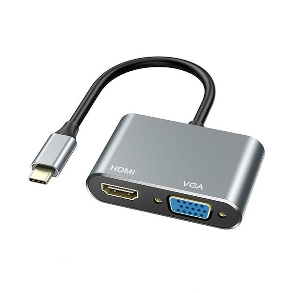 USB-C to 4K HDMI/ VGA Video Adapter by ( GD )
