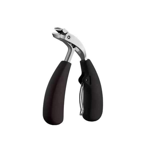Premium Elbow Nail Clippers With Stainless Steel Blade &amp; Black Handle