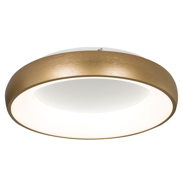 Circular LED Ceiling Fixture in Brushed Gold Finish - CF276 Gold