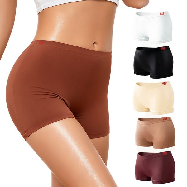 VSP Women's Underwear - Seamless Full Coverage Shaping Panties, 5 Pack