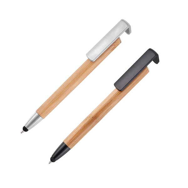 Bamboo 3-in-1 Multifunction Pens - Pack of 2