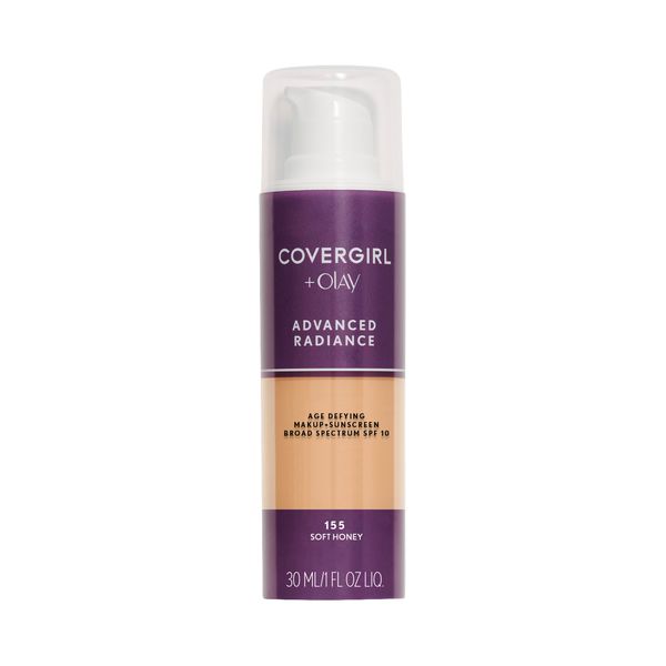 COVERGIRL &amp; Olay Advanced Radiance Foundation with SPF10,Soft Honey-30mls