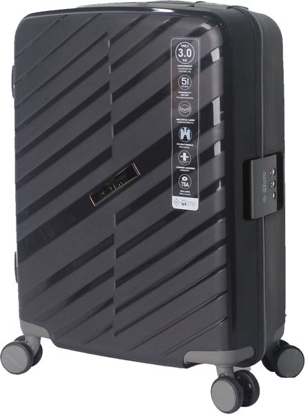 Travel Mate 55cm Polypropylene Lock 8 Wheel Xbag Cabin Trolley TSA L-345 C