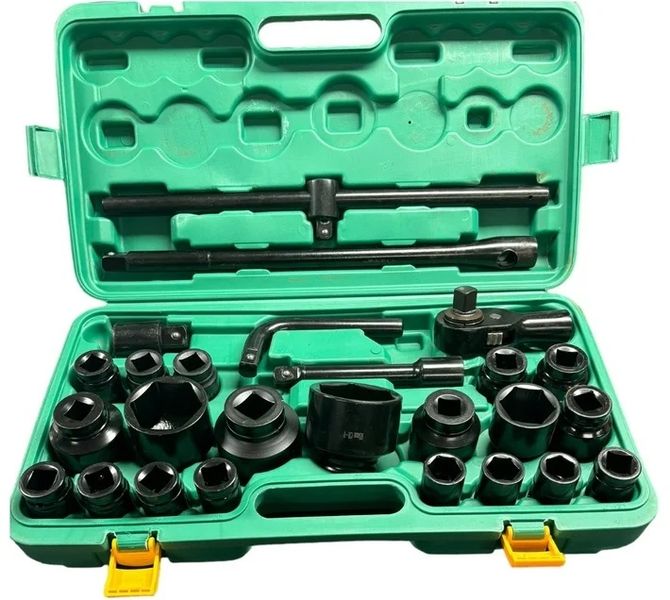 3/4 26 Piece Heavy Duty Hexagonal Socket And Wrench Tool Set
