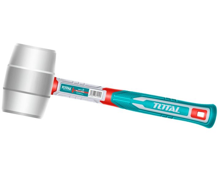 Total Tools 2Pcs Industrial Rubber Hammer 450g (16oz)