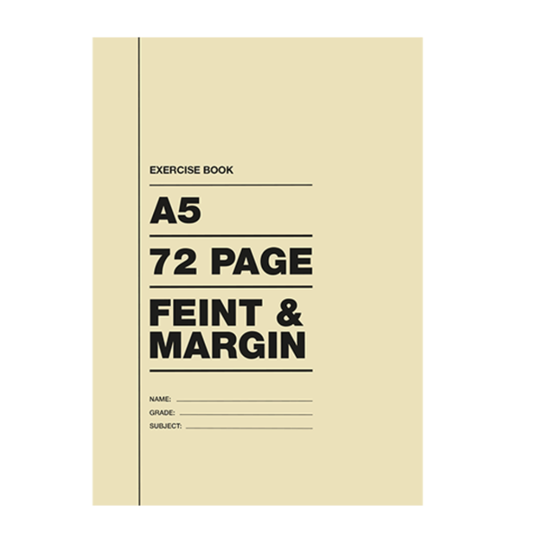 72 pages A5 Exercise Books F/M 9 (Pack of 20)