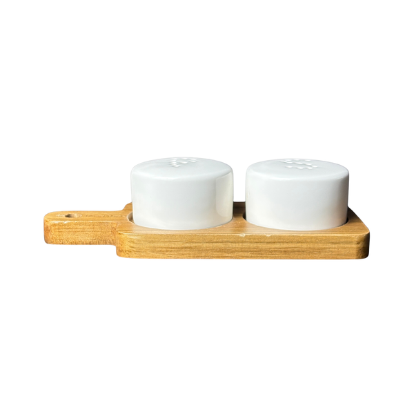Acacia Salt and Pepper Shaker Set