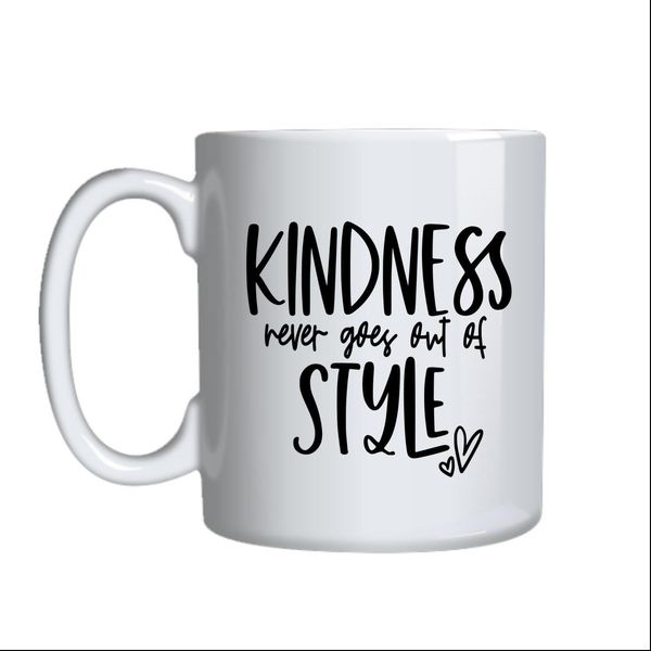 Kindness Coffee Mugs Trendy Motivational Graphic Cup Design Present 042