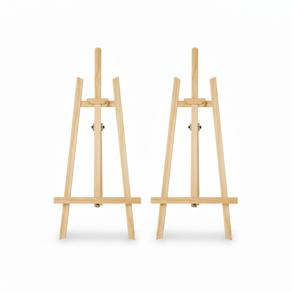 Khoki Wooden Easel Desk 24x50cm for Art and Craft Activities - 2 Pack