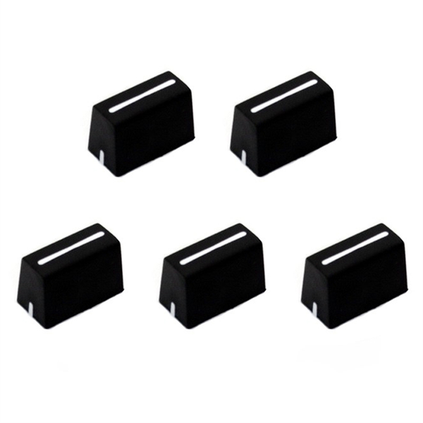 5pcs Universal Fader Knobs Fader Cap Straight Slide Potentiometer Cap