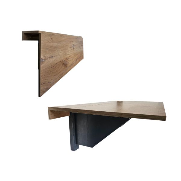 Smartfold Wall-Mounted Drop Leaf Table 100x53cm - Midnight Mystic River