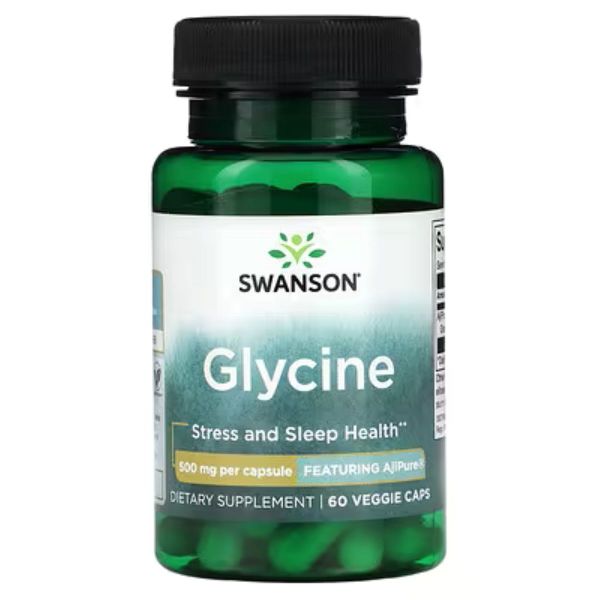 Swanson Glycine 500 mg - 60 Veggie Caps