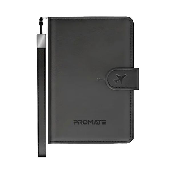 Promate PassMate Passport Holder - Blue / Premium Leather