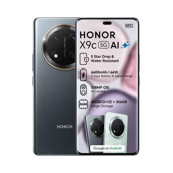 HONOR X9c 256GB 5G Dual Sim - Titanium Black