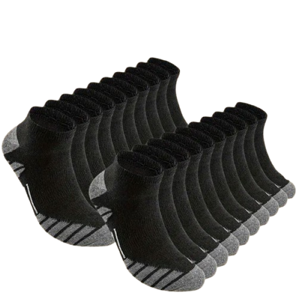 10 Pairs of Men's Short Socks, Four Seasons, Low Top Socks, Sweat Absorbing
