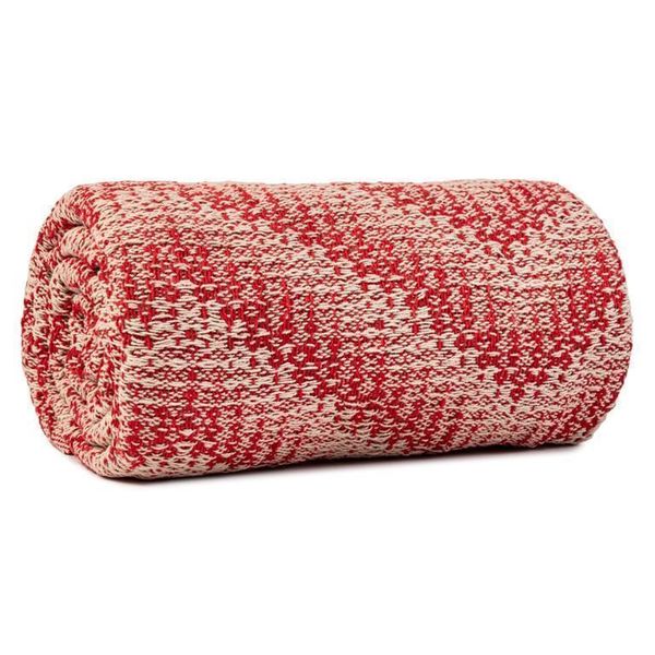Miss Lyn Red Cotton Web Throw