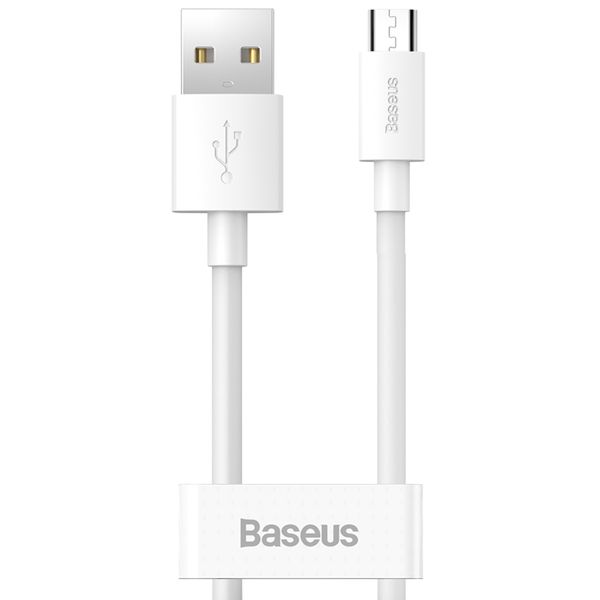 Baseus 2.1a - 1.5m Simple Wisdom Usb Type-a to Micro Usb Cable (2 Pcs)