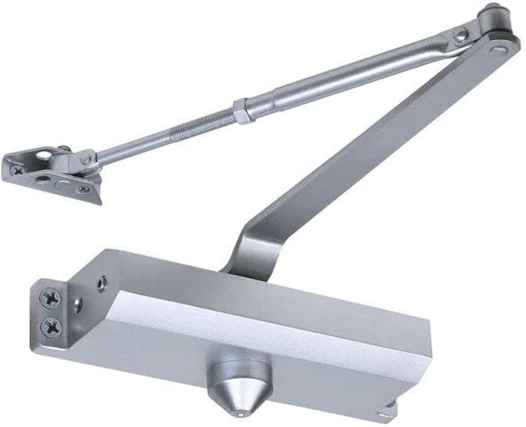 Automatic Door Closer Heavy-Duty Aluminum Adjustable Hydraulic Door Closer
