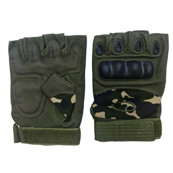Universal Tactical Half Gloves - Camouflage