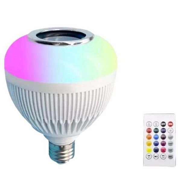 AB-QP01 LED RGB Music Bulb With Remote Control 12W