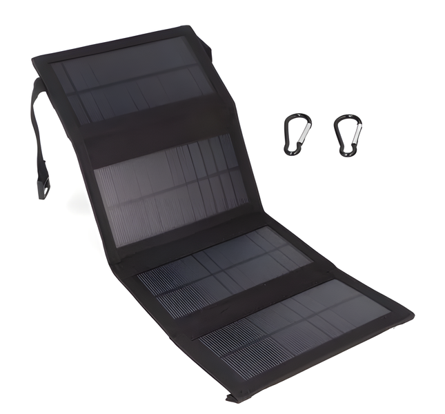 20W USB Solar Panel Foldable Portable Polycrystalline Silicon Solar Cell