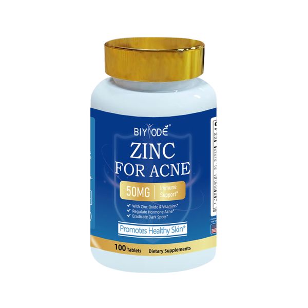 Biyode 100 Tablets Zinc For Acne 50MG